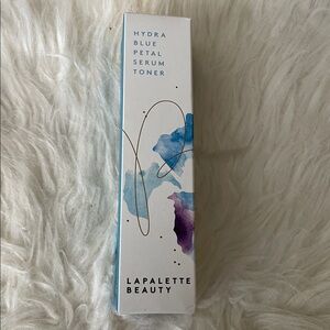 NIB Lapalette Beauty Hydra Blue Petal Serum Toner, 100ml/3.38fl oz